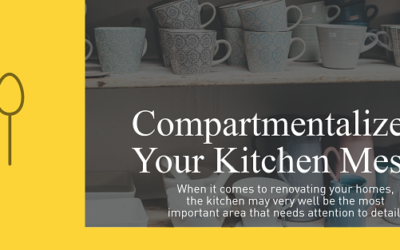 Compartmentalize Your Kitchen Mess
